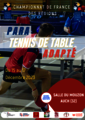 Affiche cfr para tennis de table adapte 2023