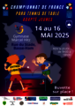 Affiche cf para tennis de table adpate saj 2025