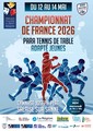 Affiche cf para tennis de table adapte saj 2026